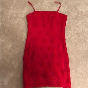 Calvin Klein Red Dress